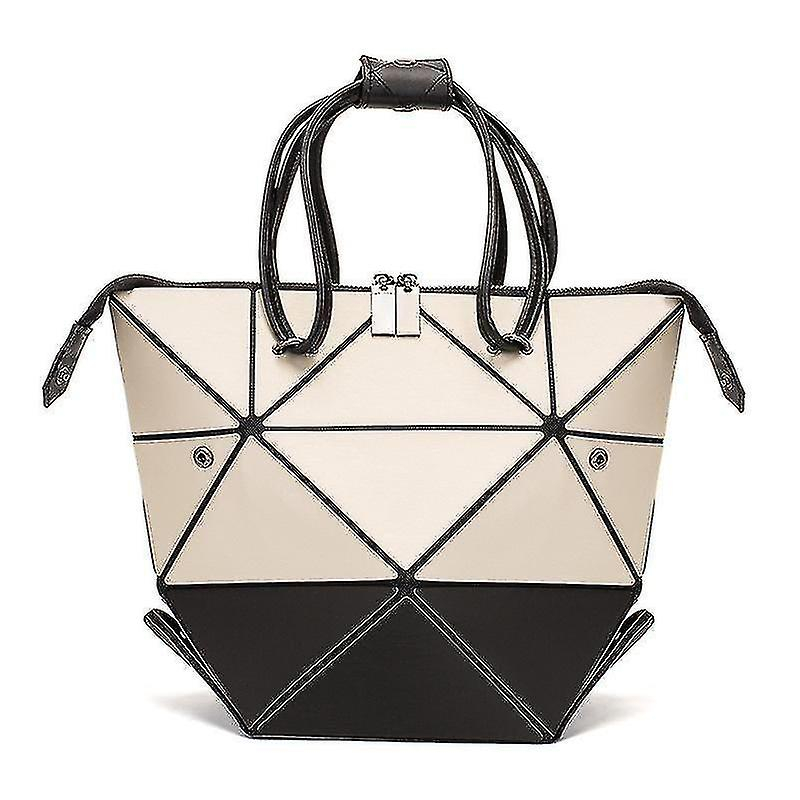 Foto 5 pulgar | Bolso Huoguo De Cuero Pu Rómbico Geométrico Para Mujer - Venta Internacional.