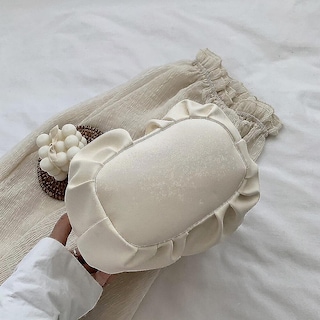 Foto 4 | Bolso De Mano Huoguo Bolso De Mano De Piel Sintética De Color Puro Para Mujer - Venta Internacional.