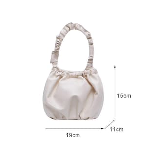 Foto 5 | Bolso De Mano Huoguo Bolso De Mano De Piel Sintética De Color Puro Para Mujer - Venta Internacional.