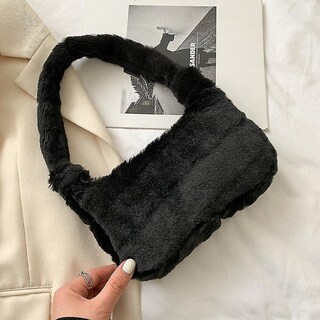 Foto 4 | Bolsos De Hombro Huoguo Plush 2 Piezas Para Mujer Otoño-invierno - Venta Internacional.