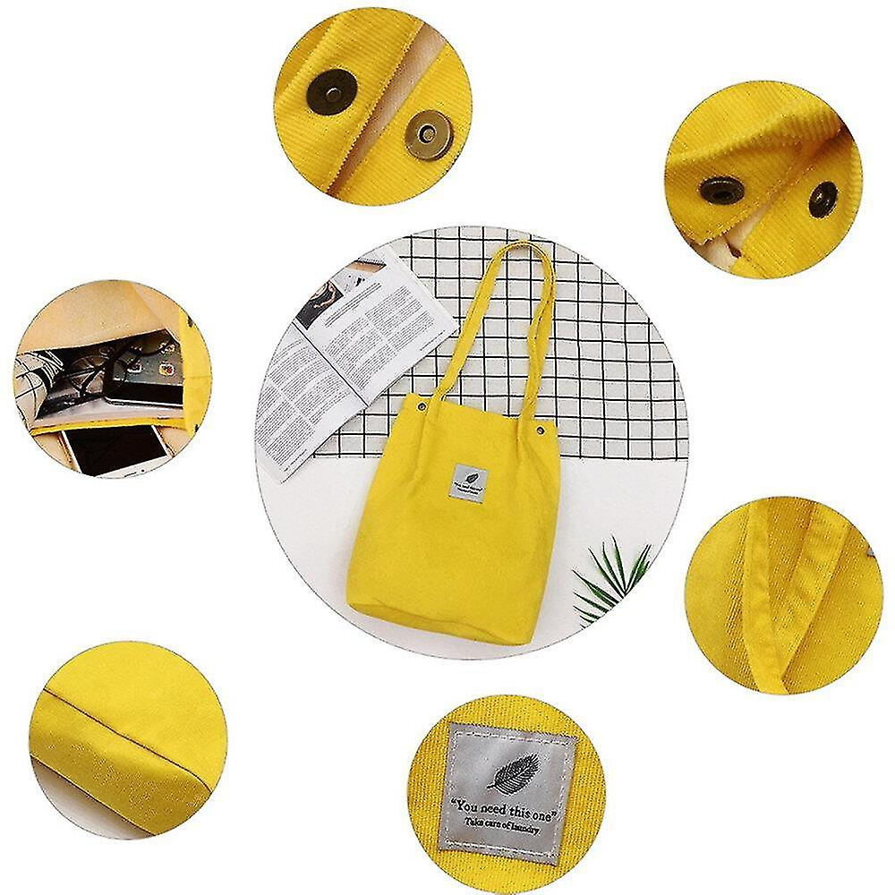 Foto 6 pulgar | Bolsos De Mano Huoguo  Bandolera De Pana Para Mujer  2 Unidades - Venta Internacional.