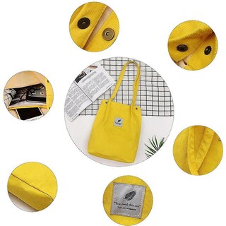 Foto 5 | Bolsos De Mano Huoguo Bandolera De Pana Para Mujer 2 Unidades - Venta Internacional.