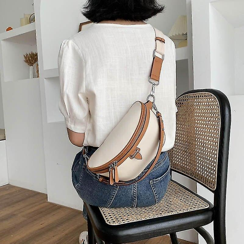 Foto 6 pulgar | Bolso De Mano Huoguo Casual De Cuero De Alta Calidad Para Mujer  Café - Venta Internacional.
