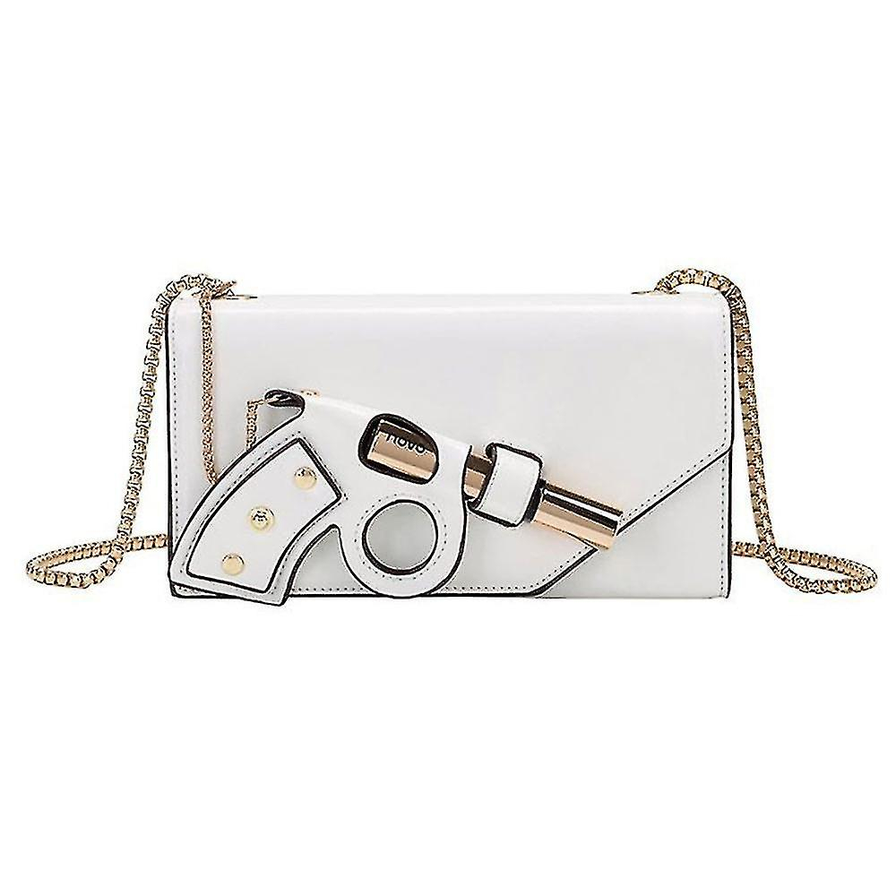 Foto 2 pulgar | Bolso Huoguo Small Square White Para Mujer - Venta Internacional.