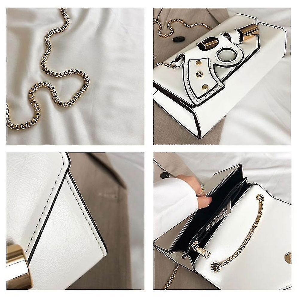 Foto 4 pulgar | Bolso Huoguo Small Square White Para Mujer - Venta Internacional.