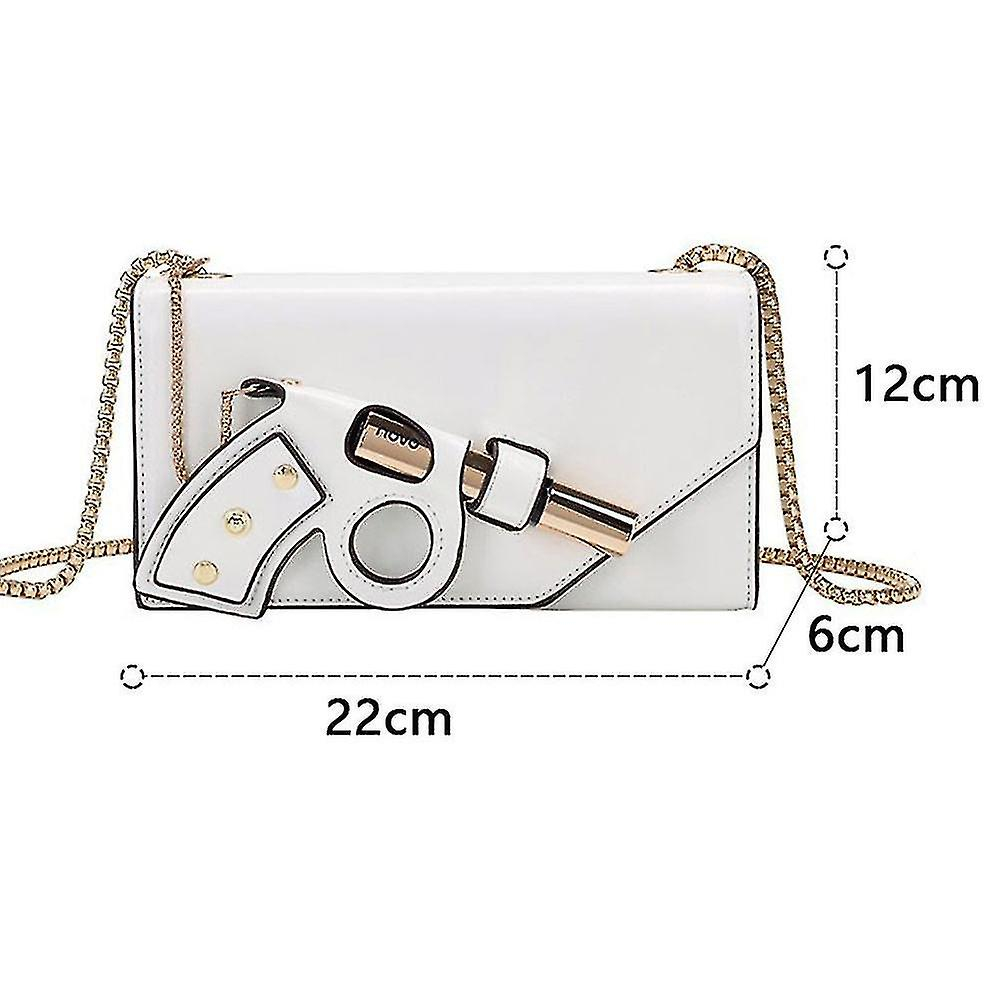 Foto 5 | Bolso Huoguo Small Square White Para Mujer - Venta Internacional.