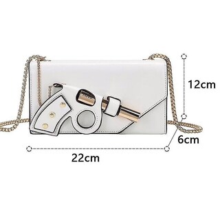 Foto 5 | Bolso Huoguo Small Square White Para Mujer - Venta Internacional.