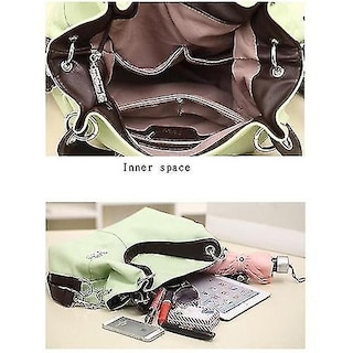 Foto 4 | Bolso De Hombro Huoguo Spliced Messenger Para Mujer - Venta Internacional.