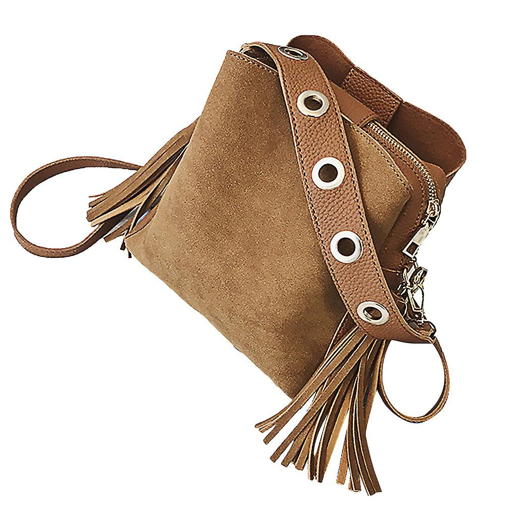 Foto 2 pulgar | Bolso Tipo Bandolera Huoguo Vintage Retro Con Borlas Para Mujer - Venta Internacional.