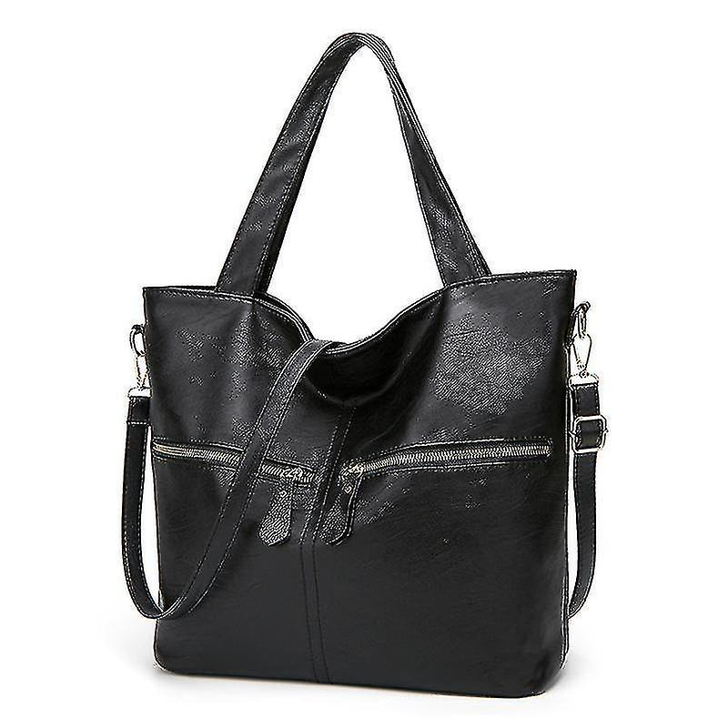 Foto 1 | Bolso De Mano Huoguo De Piel Sintética Negra De Alta Calidad Para Mujer - Venta Internacional.
