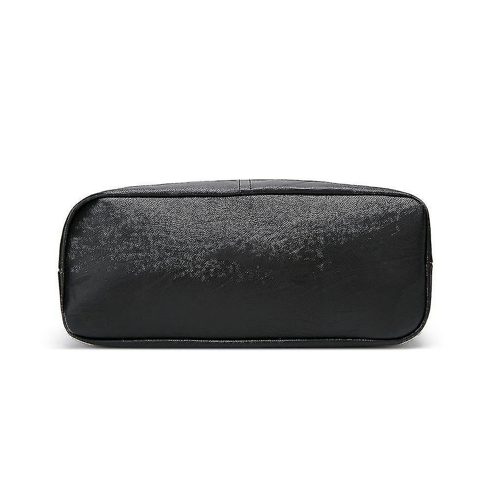 Foto 4 pulgar | Bolso De Mano Huoguo De Piel Sintética Negra De Alta Calidad Para Mujer - Venta Internacional.