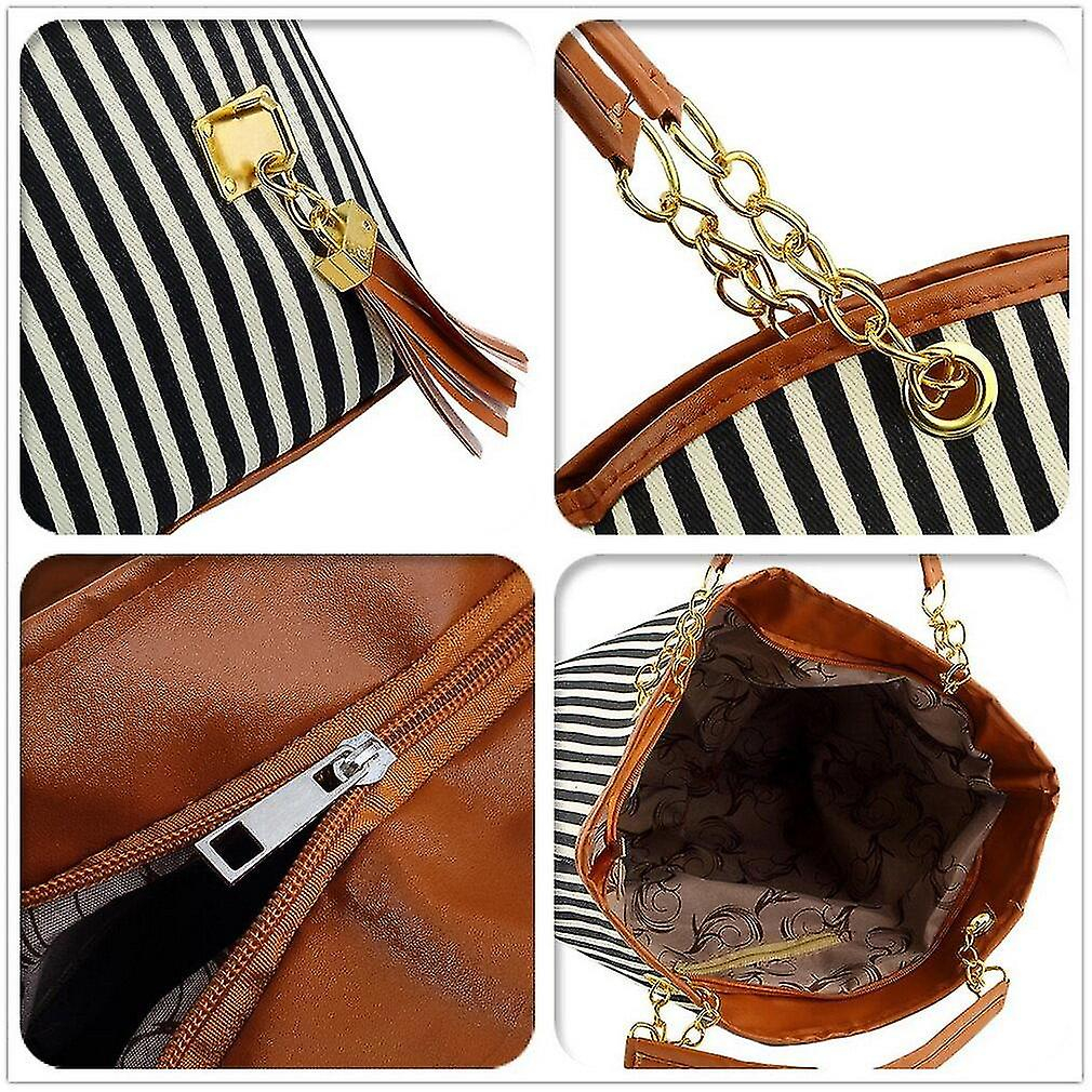 Foto 5 | Mochilas  Bolsos De Lona A Cuadros Para Mujer - Venta Internacional.