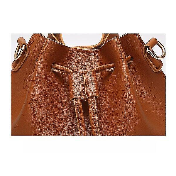 Foto 4 pulgar | Bolso Huoguo Bucket Bag Bag Bandolera Para Mujer Gris - Venta Internacional.