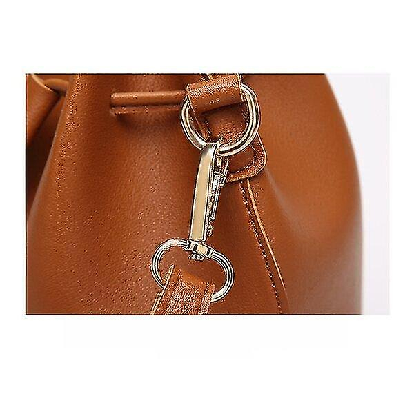 Foto 5 pulgar | Bolso Huoguo Bucket Bag Bag Bandolera Para Mujer Gris - Venta Internacional.