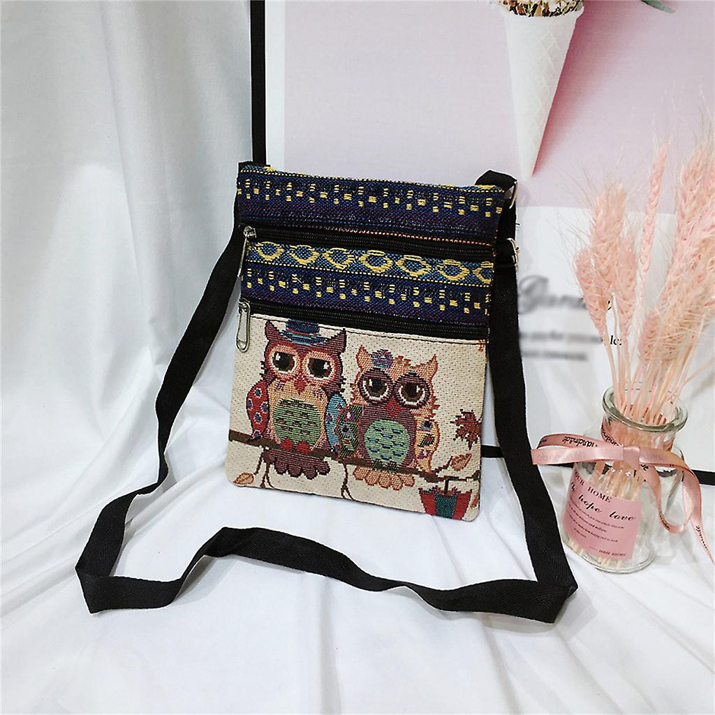 Foto 4 pulgar | Bolso De Hombro Huoguo Para Mujer  De Lona  Dibujos Animados  Estilo Moderno - Venta Internacional.