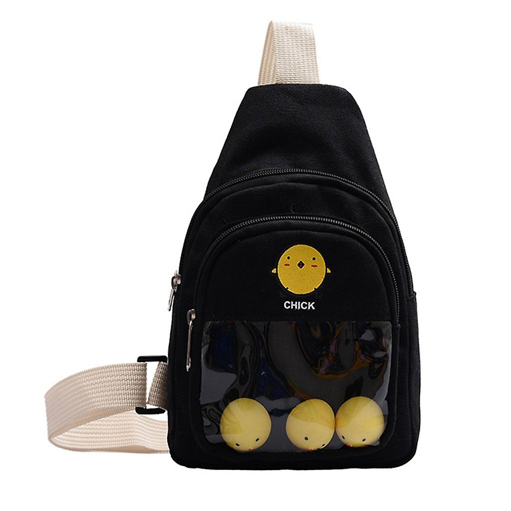 Foto 2 pulgar | Bolso De Pecho Huoguo  Lona A La Moda Para Mujer  Color Liso - Venta Internacional.