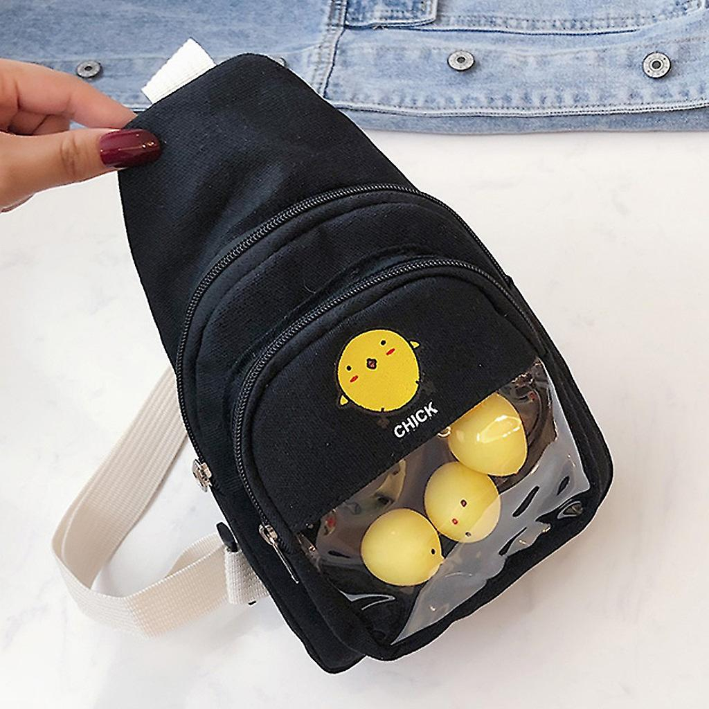 Foto 4 pulgar | Bolso De Pecho Huoguo  Lona A La Moda Para Mujer  Color Liso - Venta Internacional.