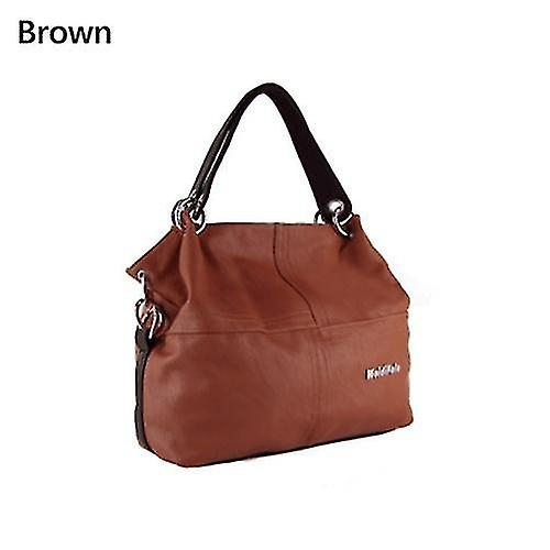 Foto 2 pulgar | Bolso Huoguo Spliced Messenger Bandolera Para Mujer Marrón - Venta Internacional.