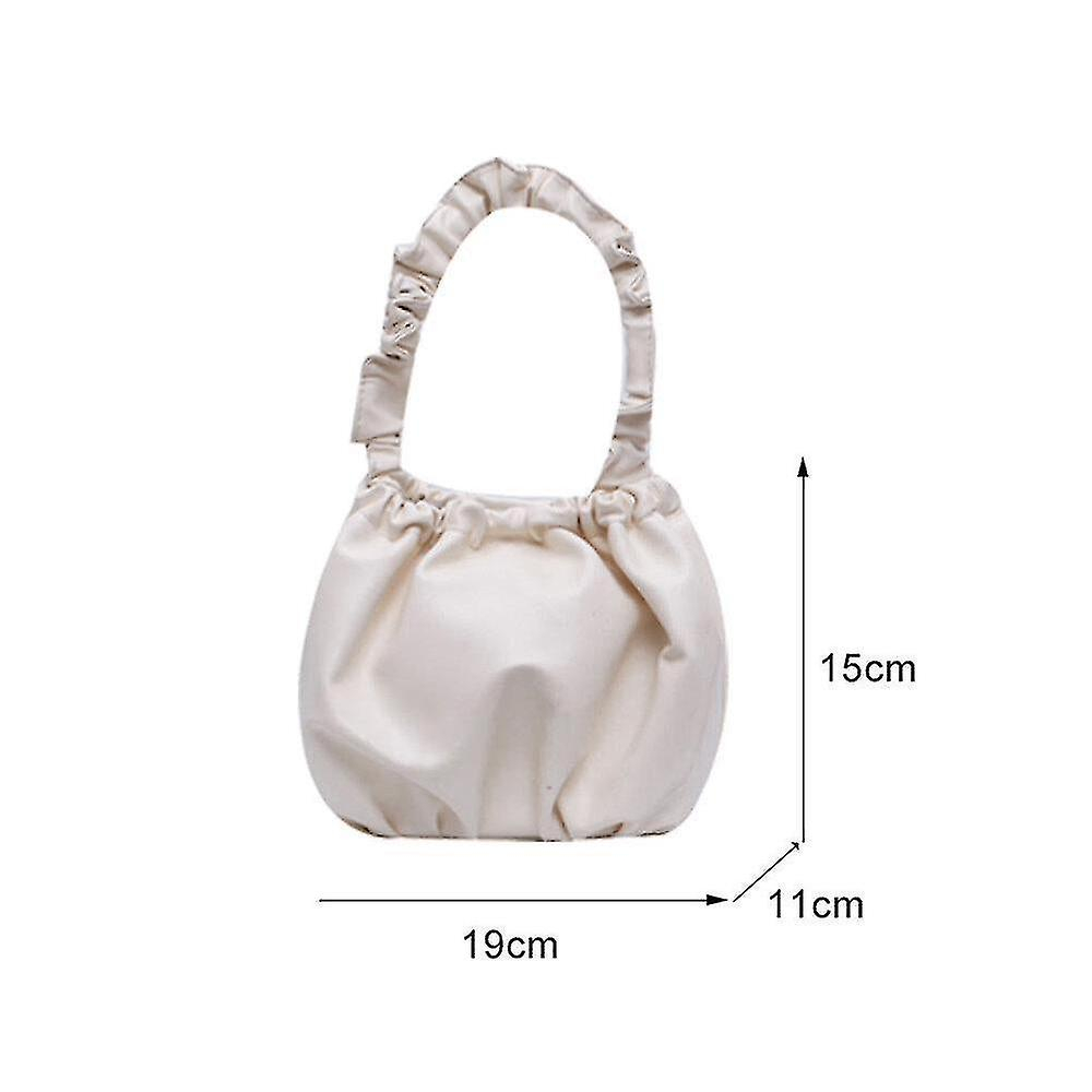 Foto 5 | Bolso De Mano Huoguo Bolso De Mano De Piel Sintética De Color Puro Para Mujer - Venta Internacional.