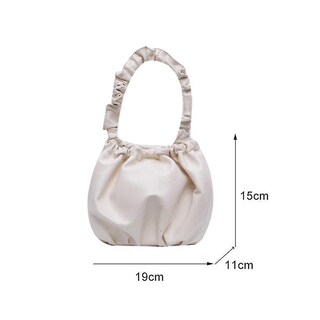 Foto 5 | Bolso De Mano Huoguo Bolso De Mano De Piel Sintética De Color Puro Para Mujer - Venta Internacional.