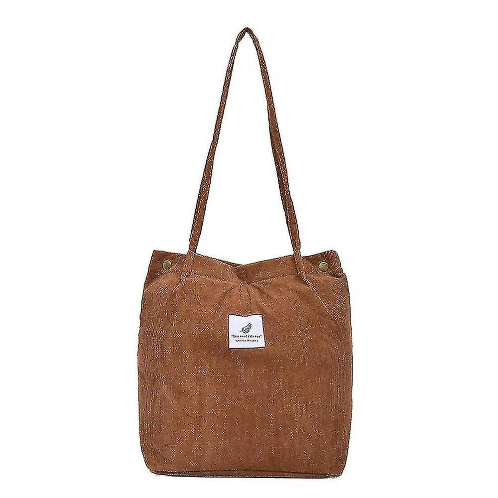 Foto 2 pulgar | Bolso Huoguo Bolso De Hombro De Lona Para Mujer  Marrón - Venta Internacional.