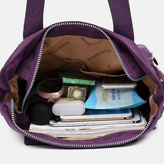 Foto 5 | Mochila Huoguo Bandolera De Nailon De Gran Capacidad Para Mujer - Venta Internacional.