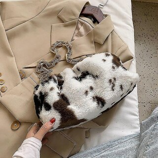 Foto 3 | Bolsos De Hombro Para Mujer Con Cadena De Piel Sintética Suave - Venta Internacional.