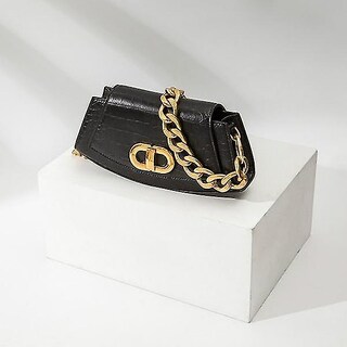 Foto 5 | Bolso De Mano Huoguo Vintage Con Estampado Animal De Cocodrilo De Cocodrilo Pu - Venta Internacional.