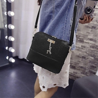 Foto 3 | Bolso Bandolera Huoguo Para Mujer Piel Sintética Tamaño Pequeño - Venta Internacional.