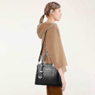 Foto 2 | Bolso De Hombro Huoguo Para Mujer Tipo Bandolera Negro - Venta Internacional.
