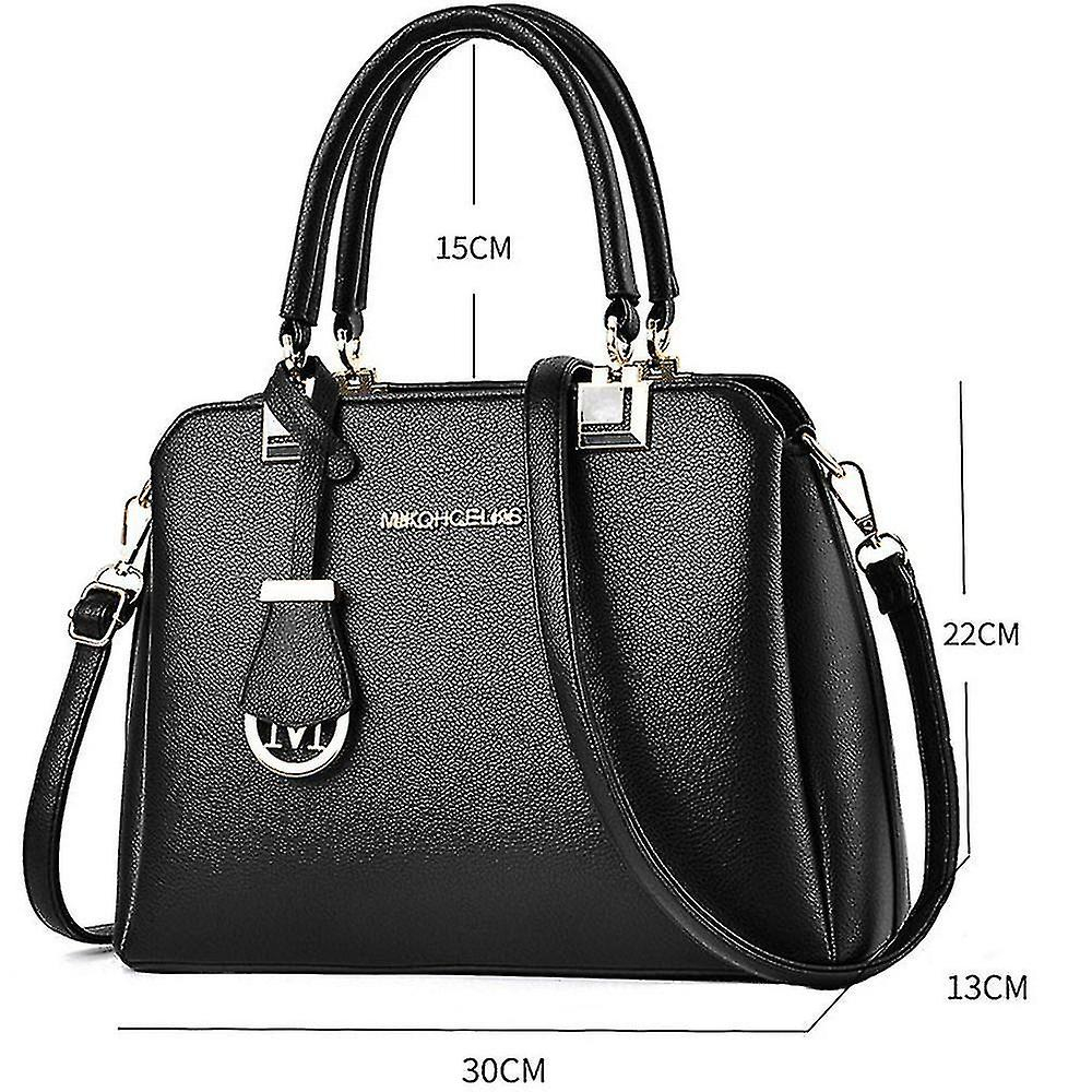 Foto 6 pulgar | Bolso De Hombro Huoguo Para Mujer Tipo Bandolera Negro - Venta Internacional.