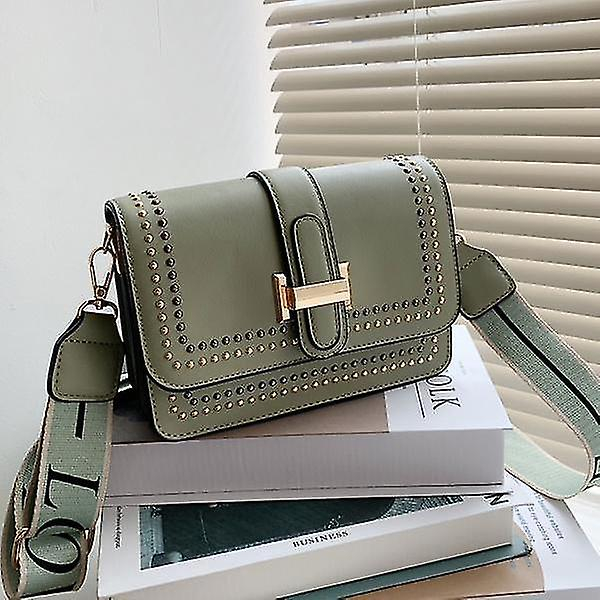 Foto 2 | Bolsos Huoguo Leather Mini Crossbody Green Para Mujer - Venta Internacional.