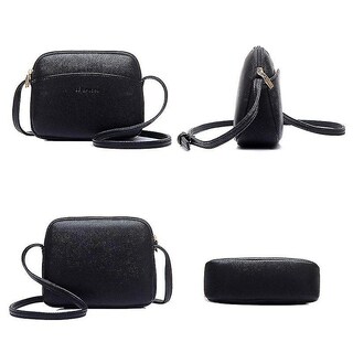 Foto 2 | Bandolera Huoguo Para Mujer Candy Color Messenger Black - Venta Internacional.
