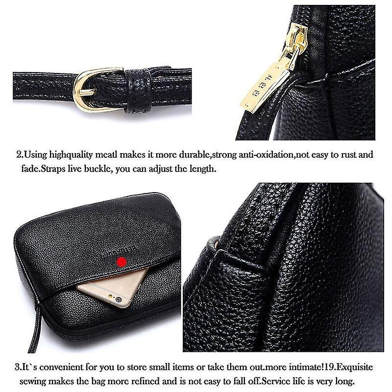 Foto 4 pulgar | Bandolera Huoguo Para Mujer Candy Color Messenger Black - Venta Internacional.