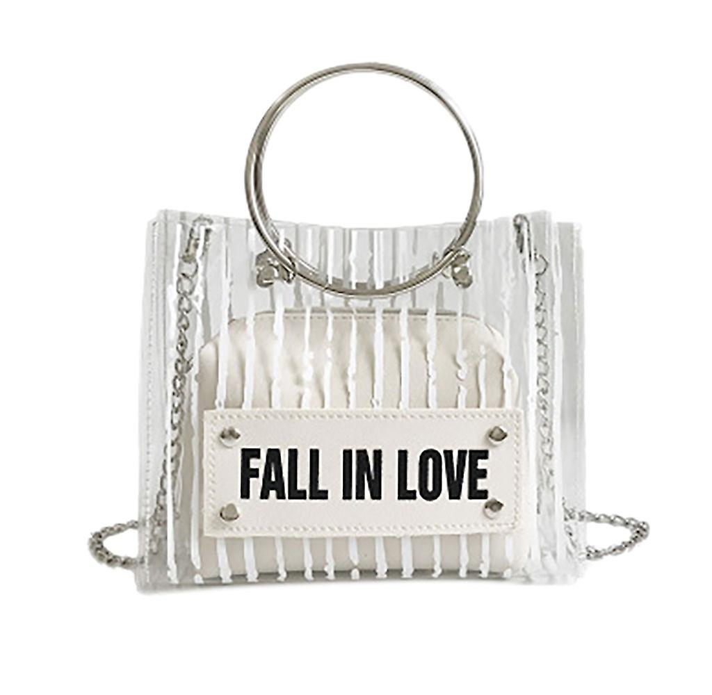 Foto 2 pulgar | Bolso Huoguo Transparente Pvcpu Fashion Para Mujer - Venta Internacional.