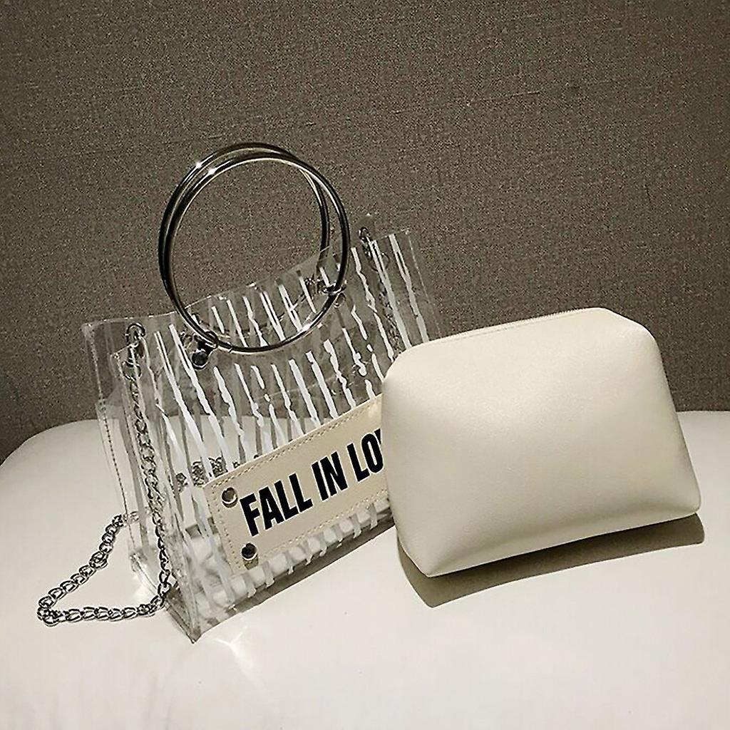 Foto 6 pulgar | Bolso Huoguo Transparente Pvcpu Fashion Para Mujer - Venta Internacional.