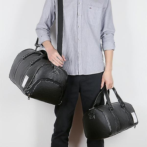 Foto 3 | Bolso Huoguo Bolsa De Viaje De Piel Impermeable Roja - Venta Internacional.