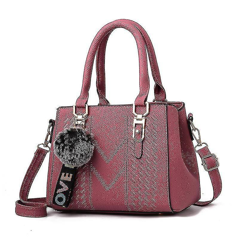 Foto 2 pulgar | Bolso De Mano Huoguo Para Mujer  Pequeño  Cuadrado  De Piel Sintética Rosa - Venta Internacional.