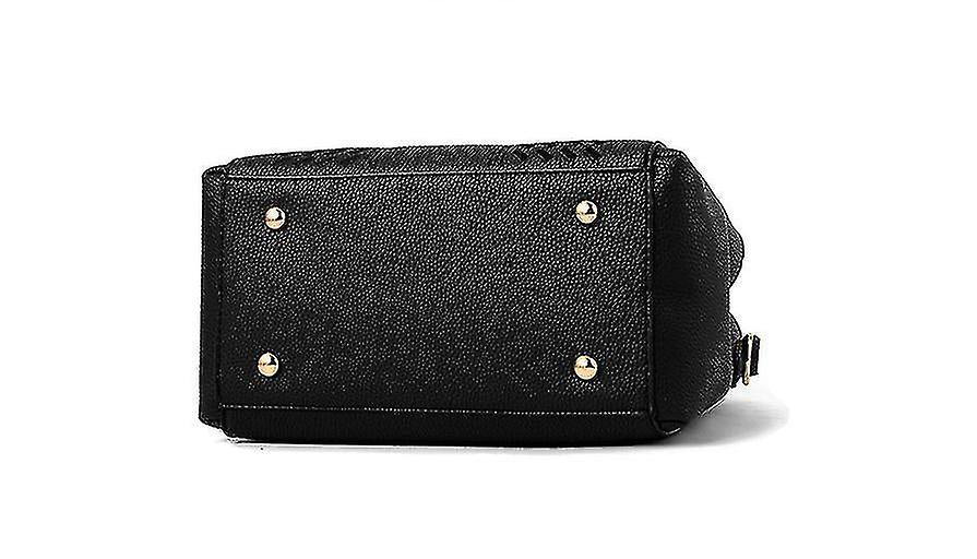 Foto 5 | Bolso De Mano Huoguo Para Mujer  Pequeño  Cuadrado  De Piel Sintética Rosa - Venta Internacional.