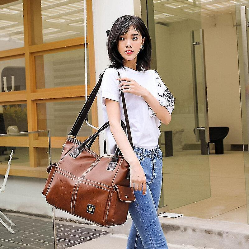 Foto 3 pulgar | Bolso Huoguo  Nuevo Bolso Retro Europeo Y Americano  De Poliuretano - Venta Internacional.