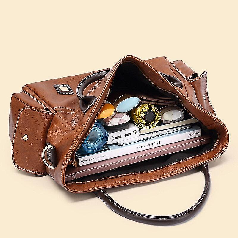 Foto 5 pulgar | Bolso Huoguo  Nuevo Bolso Retro Europeo Y Americano  De Poliuretano - Venta Internacional.