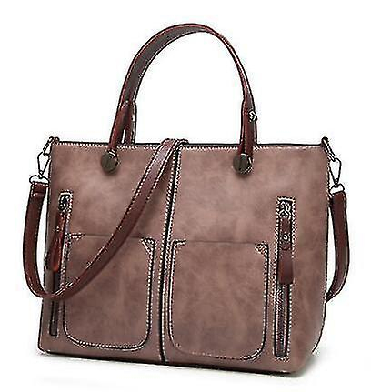 Foto 1 | Bolso De Hombro Huoguo Vintage De Piel Sintética Para Mujer Rosa Claro - Venta Internacional.
