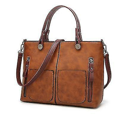 Foto 4 pulgar | Bolso De Hombro Huoguo Vintage De Piel Sintética Para Mujer Rosa Claro - Venta Internacional.