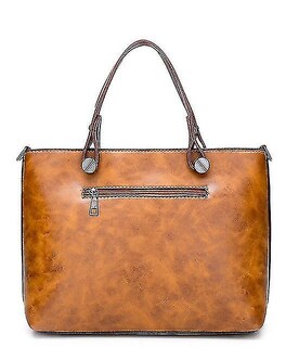 Foto 5 | Bolso De Hombro Huoguo Vintage De Piel Sintética Para Mujer Rosa Claro - Venta Internacional.
