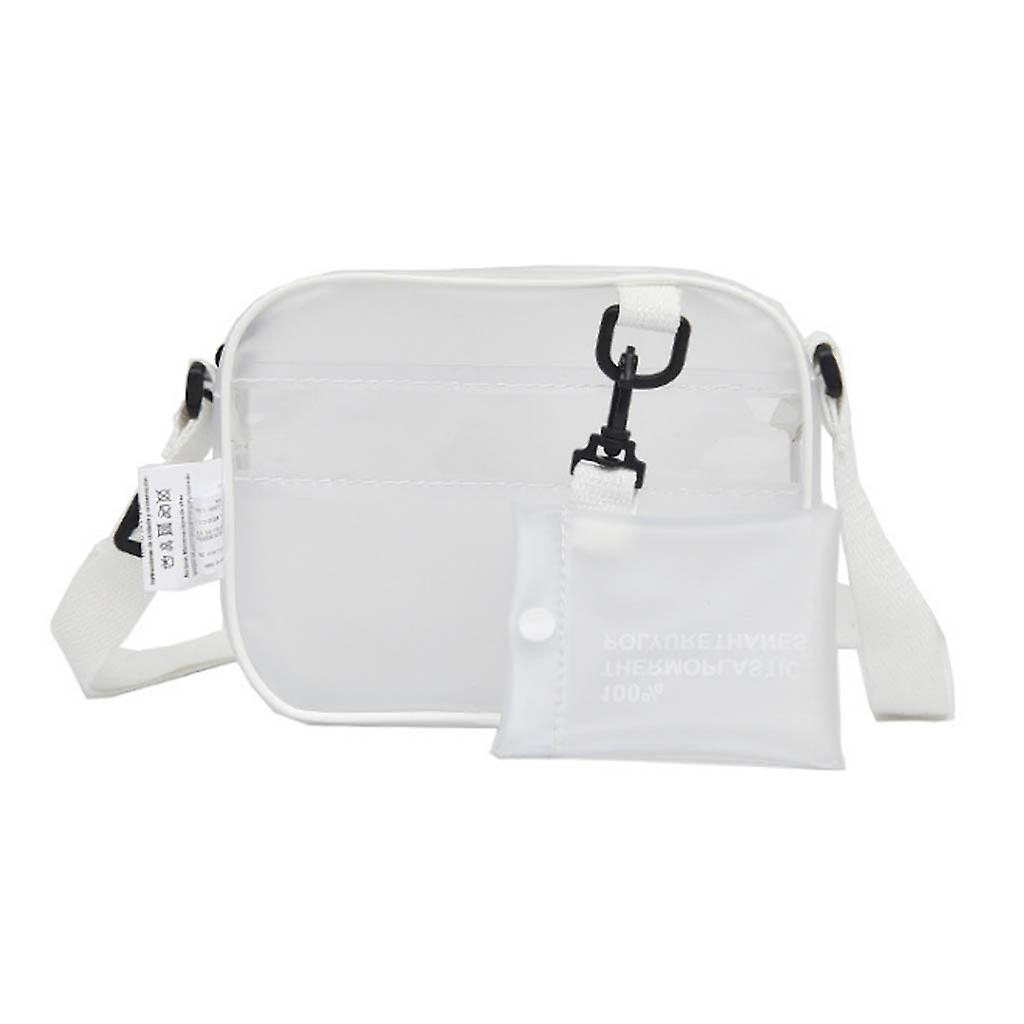 Foto 2 pulgar | Bolso De Mano Huoguo  A La Moda Para Mujer  Color Liso  Gelatina  Pvc  20 X 5 X 15 Cm - Venta Internacional.