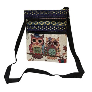Foto 1 | Bolso De Hombro Huoguo Para Mujer De Lona Dibujos Animados Estilo Moderno - Venta Internacional.
