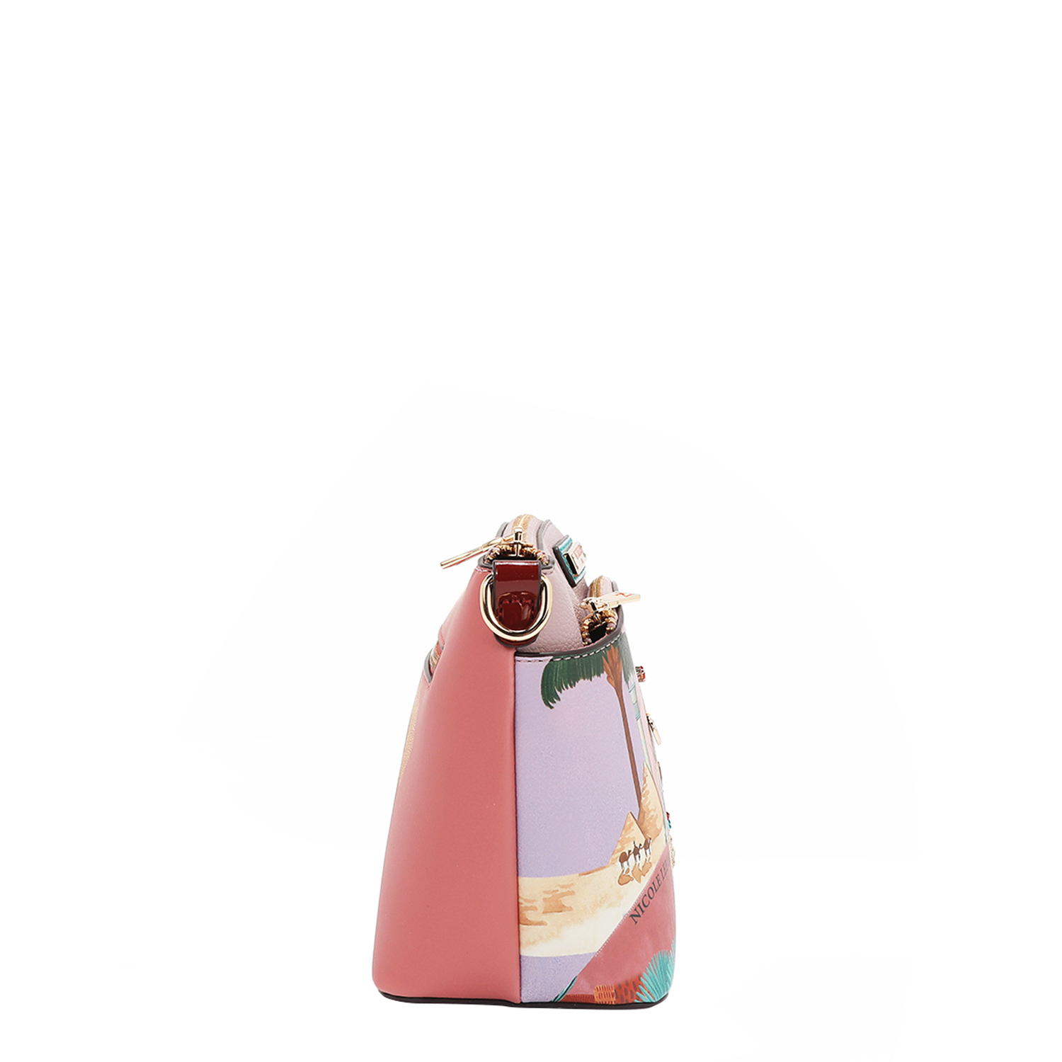 Foto 6 pulgar | Bolsa Cruzada Nicole Lee Estampado Queen Cleopatra
