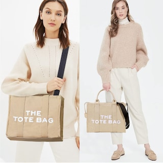 Foto 6 | Bolso De Lona Jqwsve Para Mujer Con Cremallera - Venta Internacional.