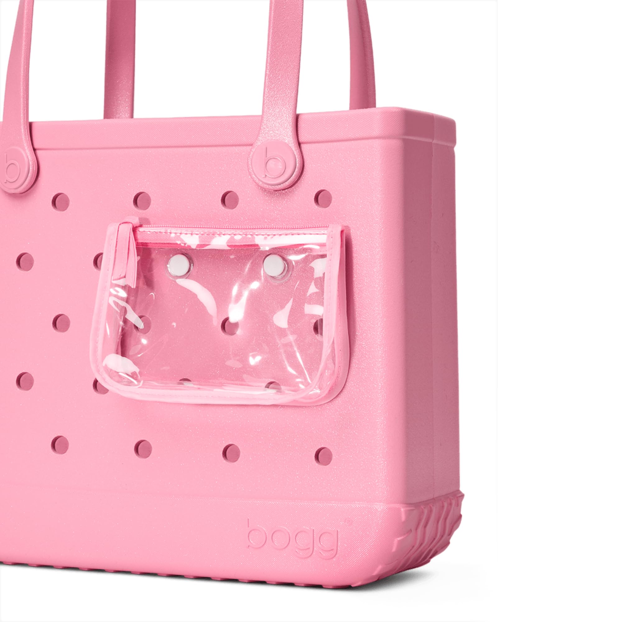 Foto 6 pulgar | Bolsa De Mano Bogg Bag  Tamaño Mediano  Chicle  Brillante  Playa  Piscina  Trabajo - Venta Internacional.