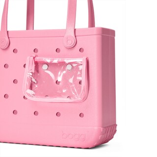 Foto 5 | Bolsa De Mano Bogg Bag Tamaño Mediano Chicle Brillante Playa Piscina Trabajo - Venta Internacional.
